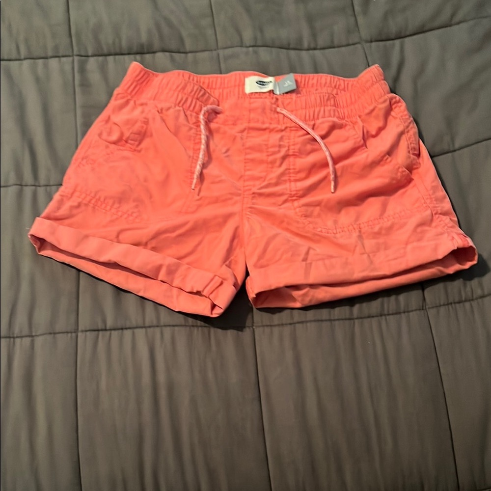 Old Navy coral pink Cargo Shorts Relaxed Fit Lightweight